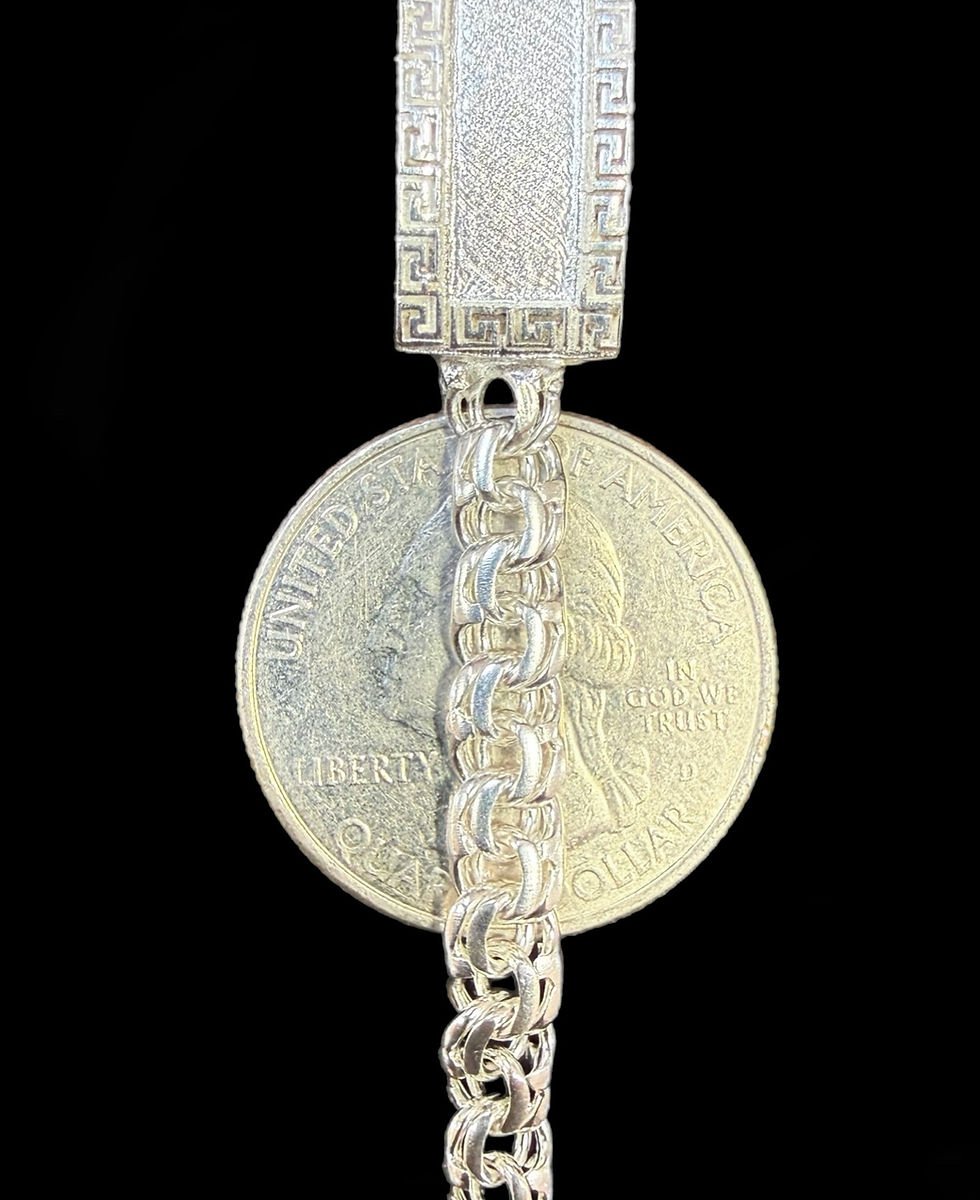 Miniatura: 5 mm Versace Style Chino link Chain Silver