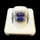 Thumbnail: Blue Stone Engagement Ring Silver