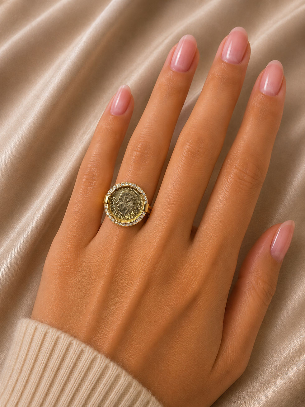 Miniatura: Dos Pesos Ring Gold 10k