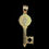Miniatura: Saint Benedict Key Pendant Gold 10k
