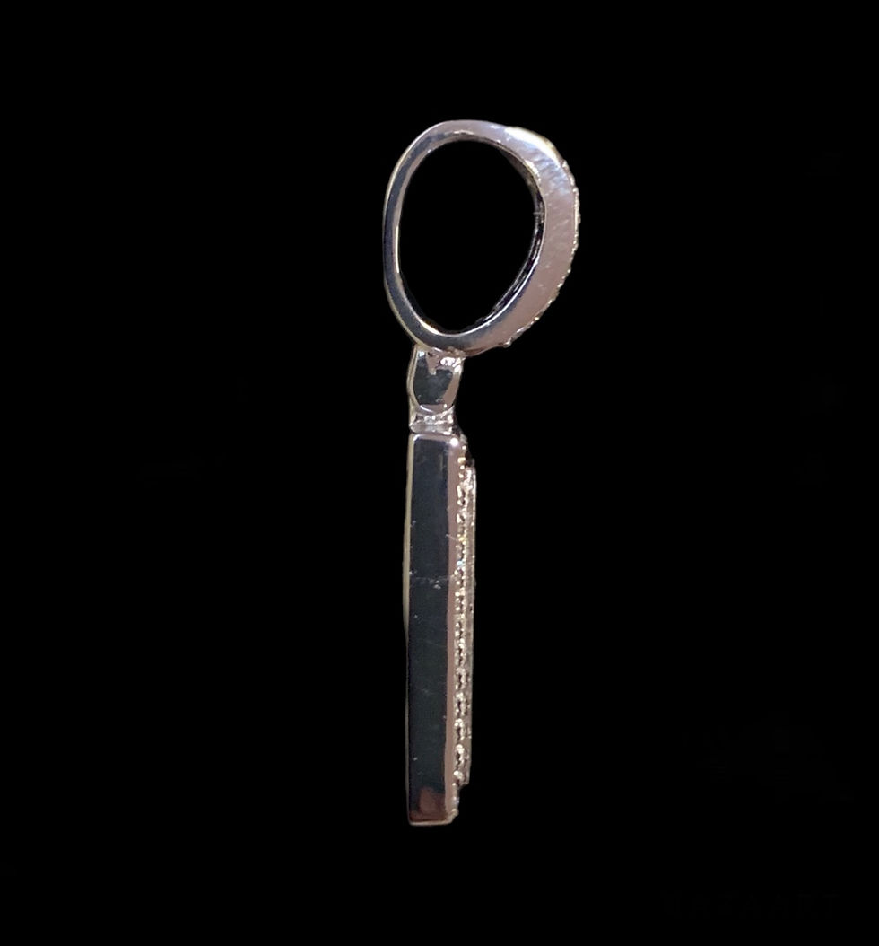 Thumbnail: B Letter Pendant Silver