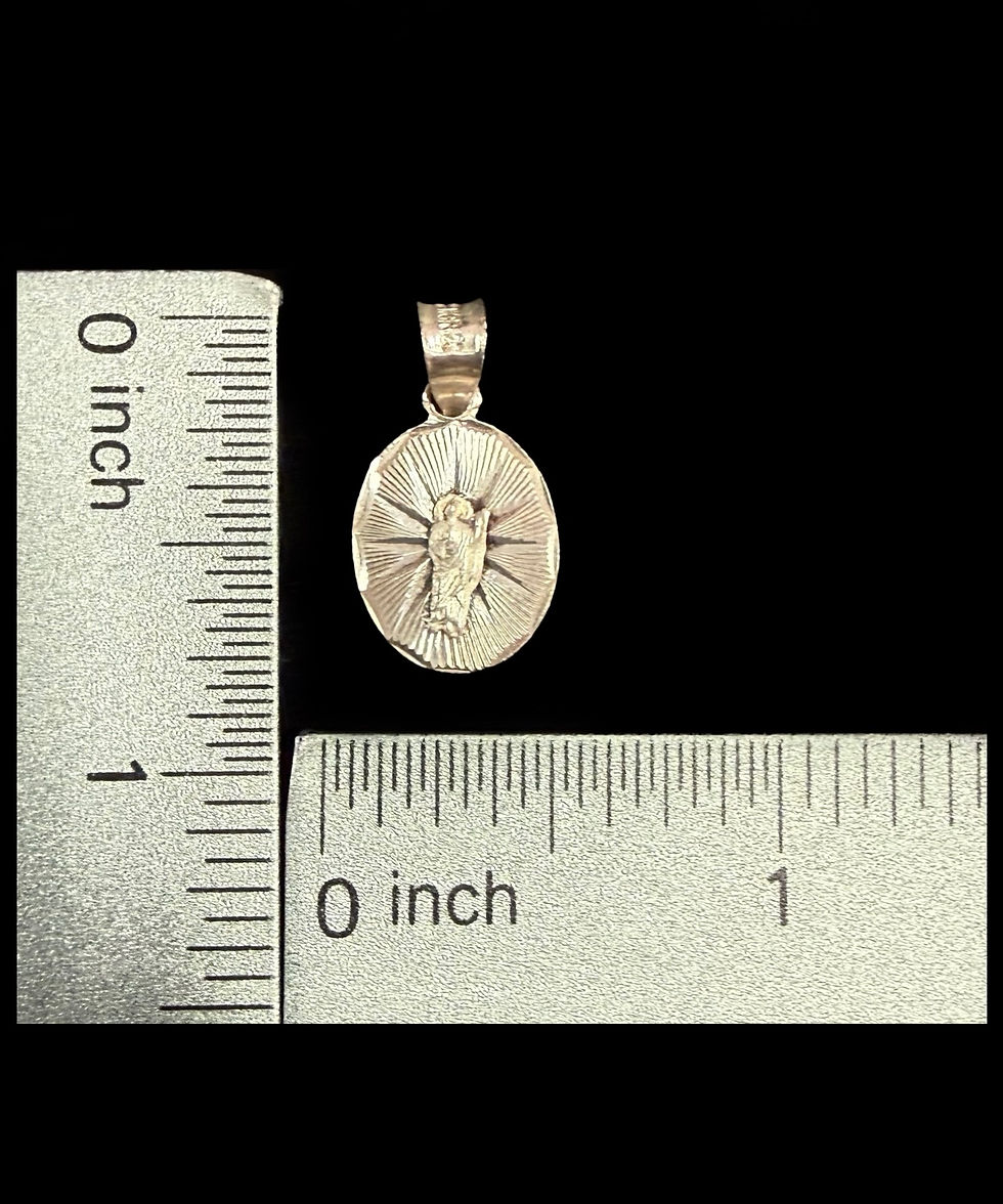Thumbnail: Saint Jude Pendant Silver