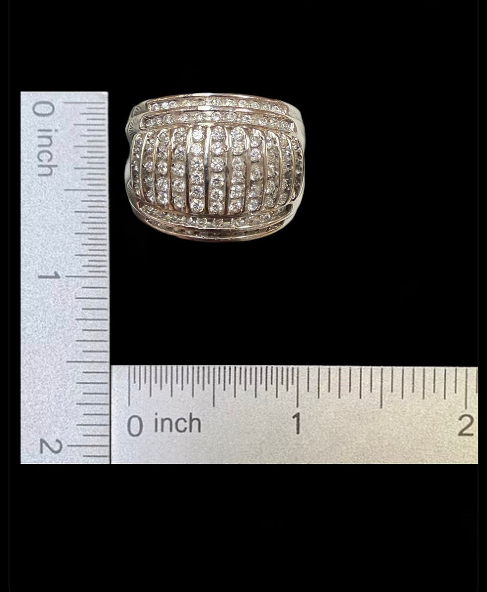 Miniatura: Cluster Stone Ring Silver