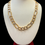 Thumbnail: 8 mm Figaro Diamond Cut Chain Gold 10k