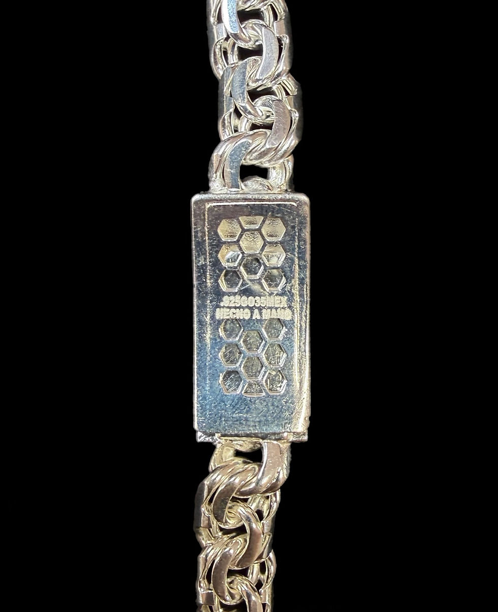 Miniatura: 8 mm Versace Style Chino link Chain Silver