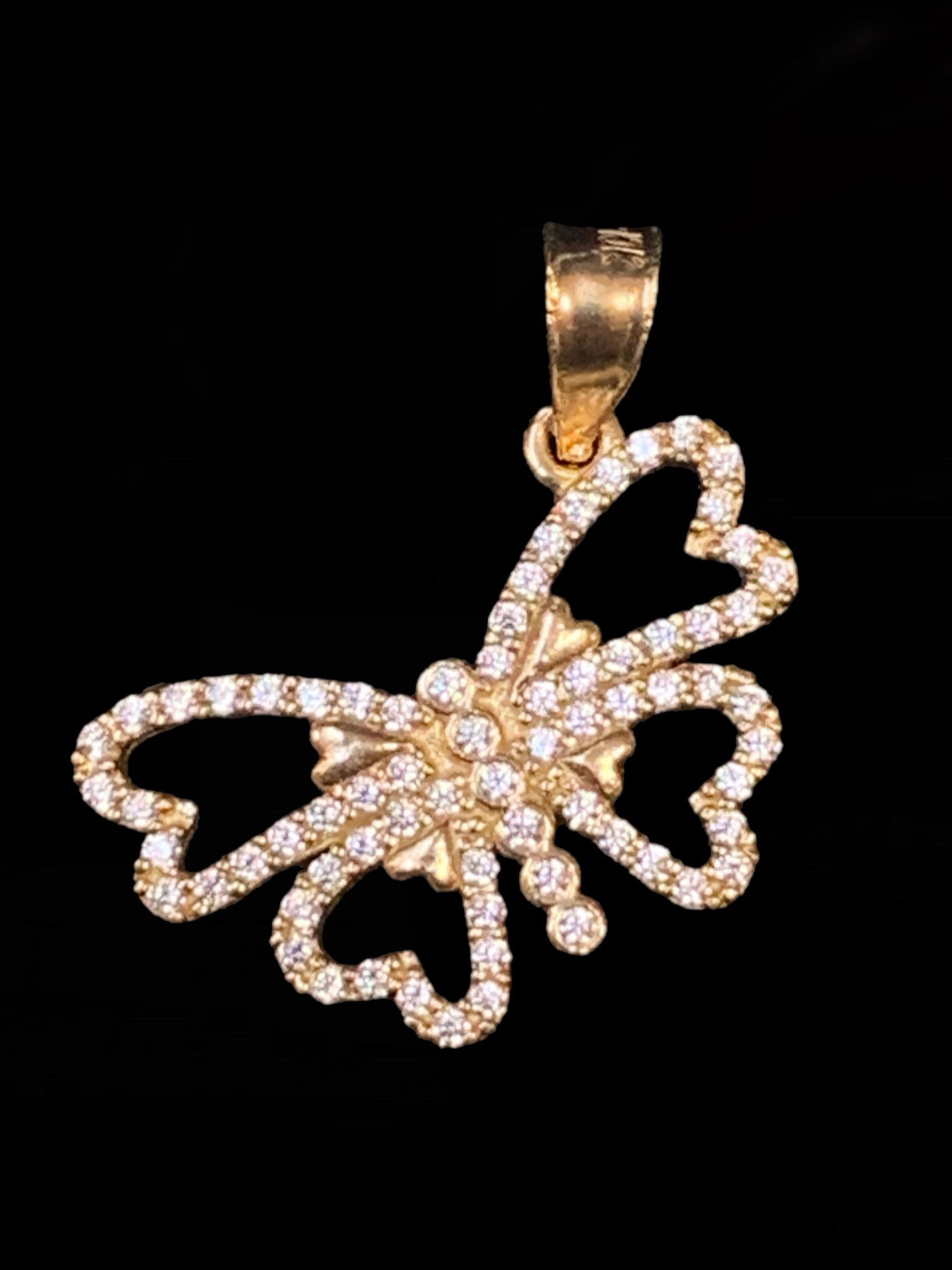 Butterfly Pendant Gold 10k