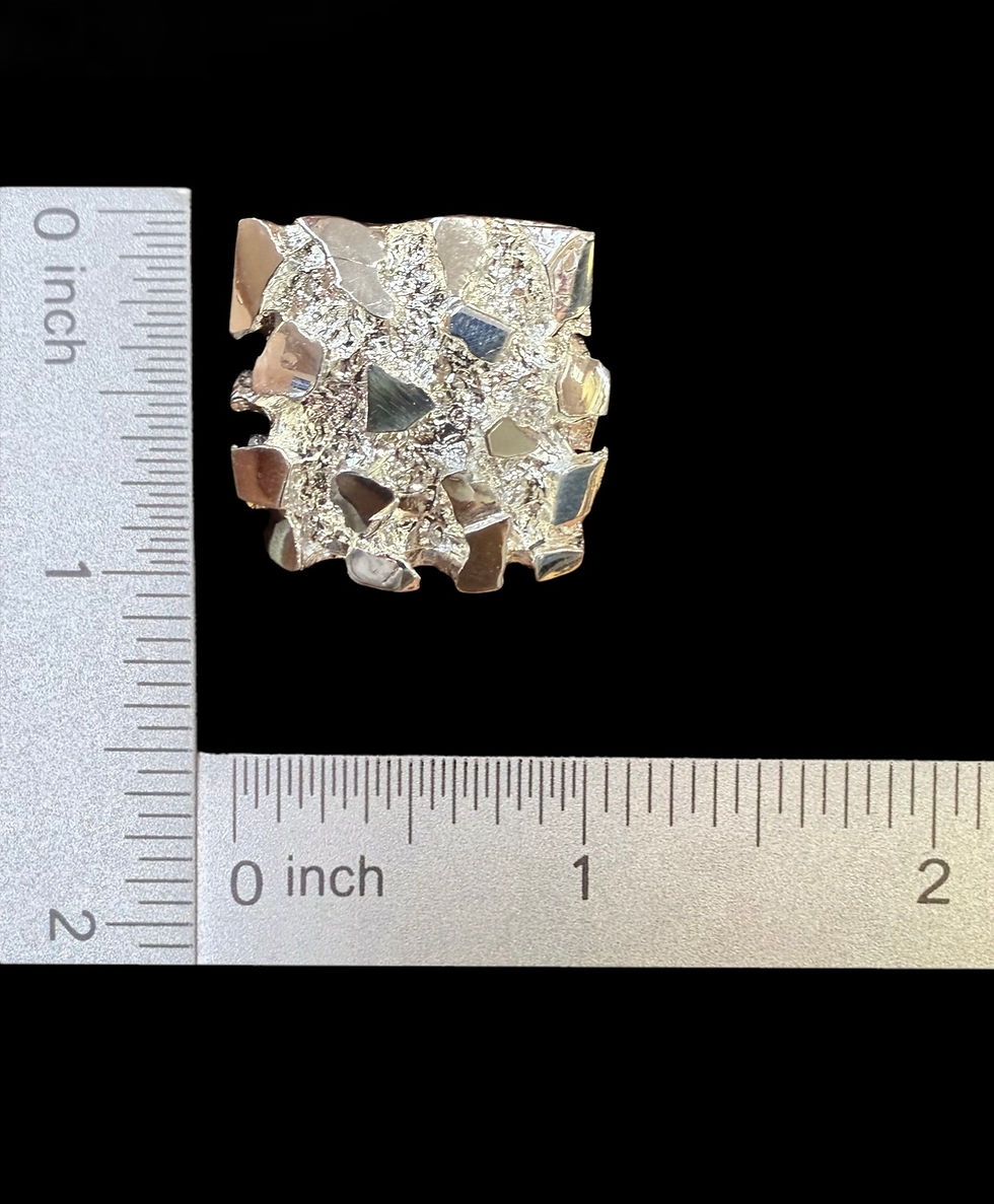 Thumbnail: Nugget Ring Silver