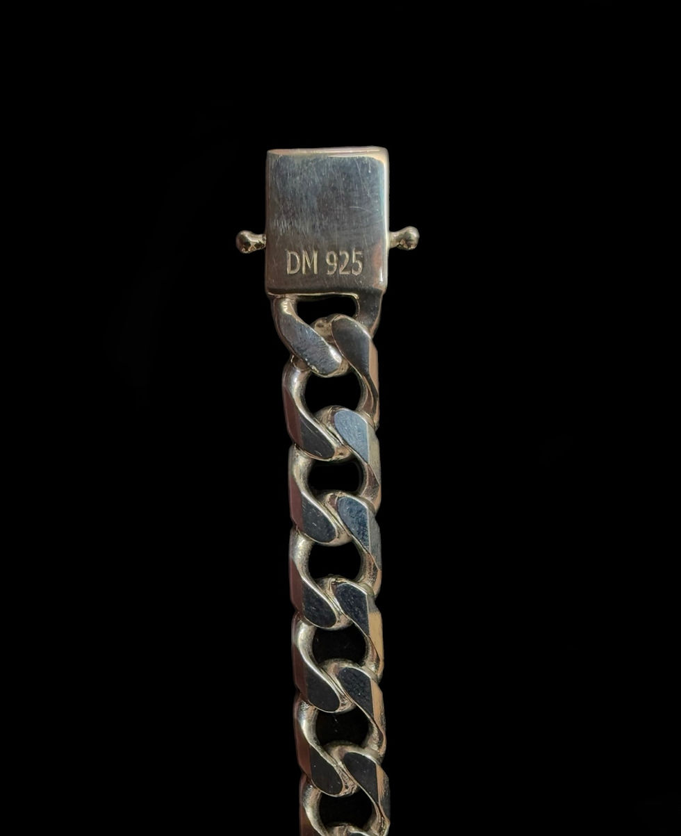 Miniatura: 7.5 mm Nugget Style Cuban Bracelet Silver