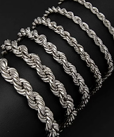 Silver Rope Bracelet