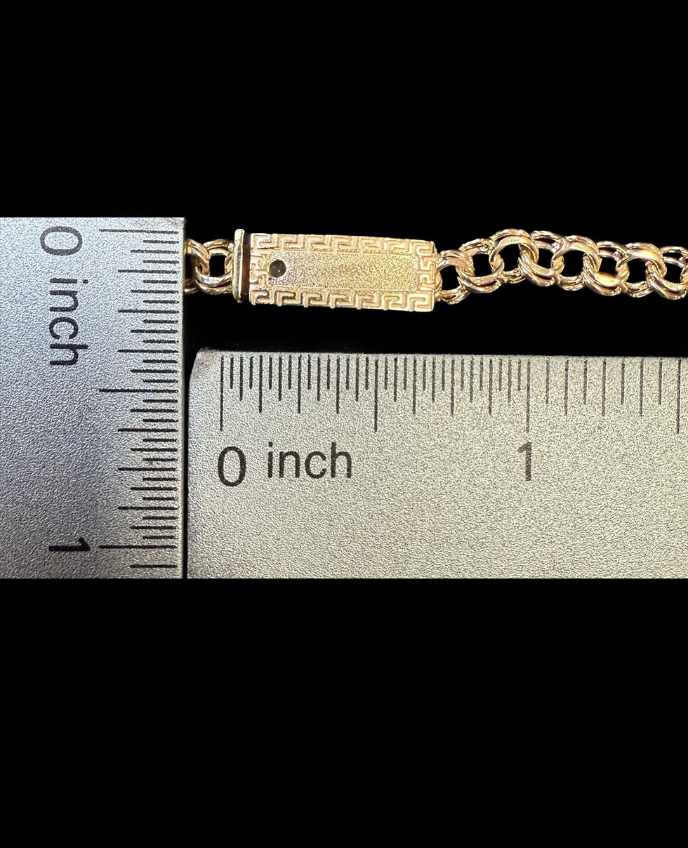 Thumbnail: 4.5 mm Versace Style Chino link Chain Gold 10k