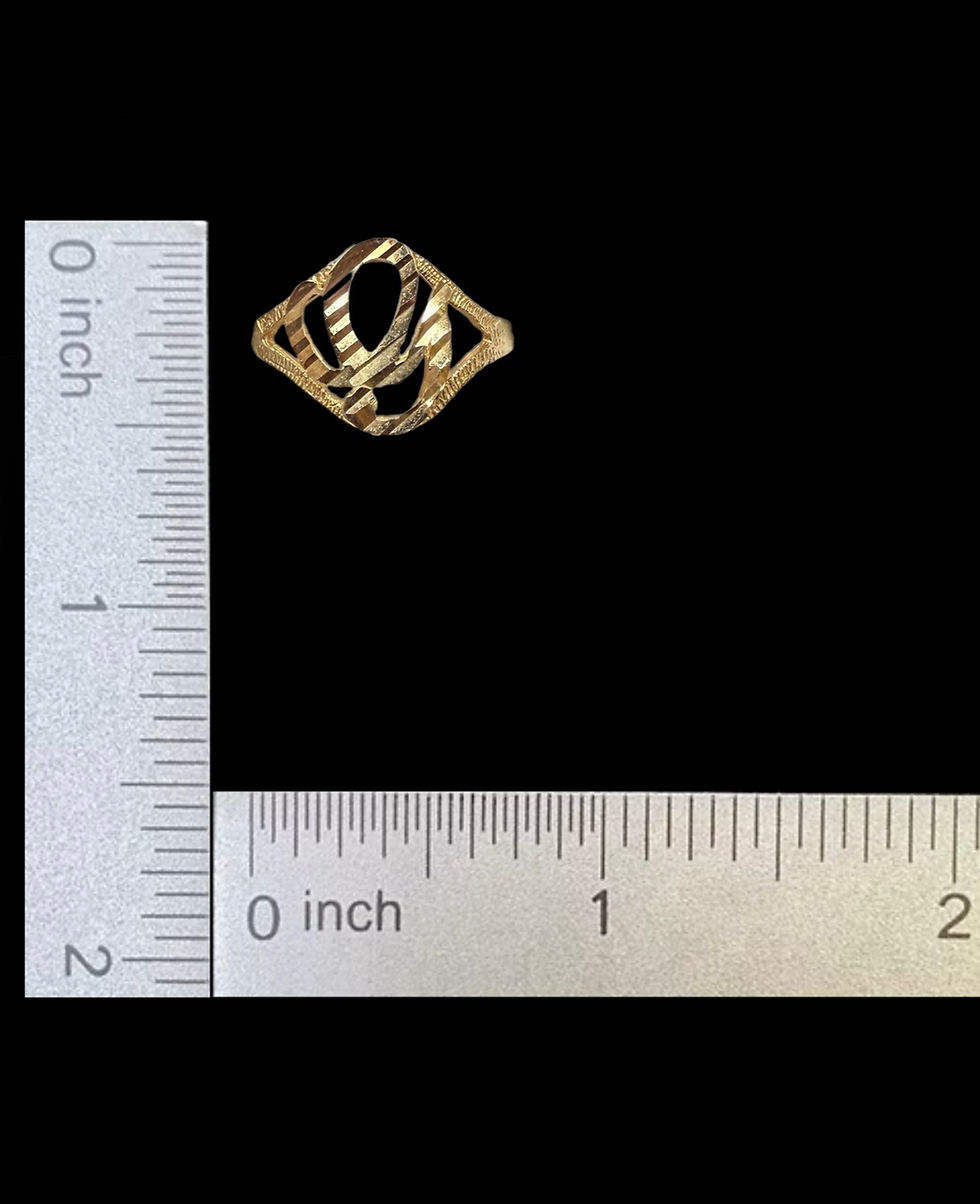 Miniatura: G Letter Ring Gold 10k