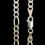 Miniatura: 4 mm Figaro Diamond Cut and Plain Cut Chain Silver