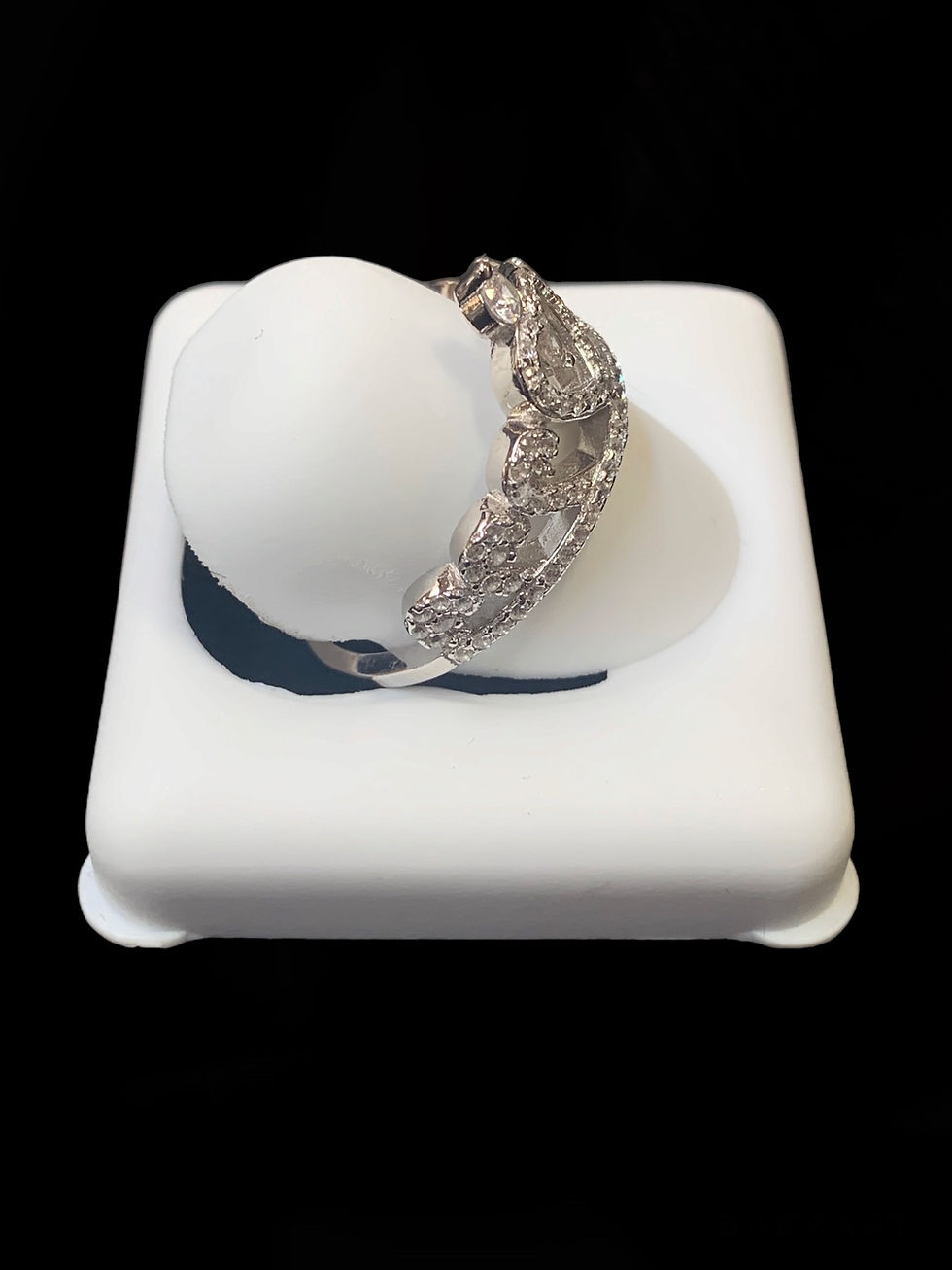 Thumbnail: Crown Tiara Ring Silver