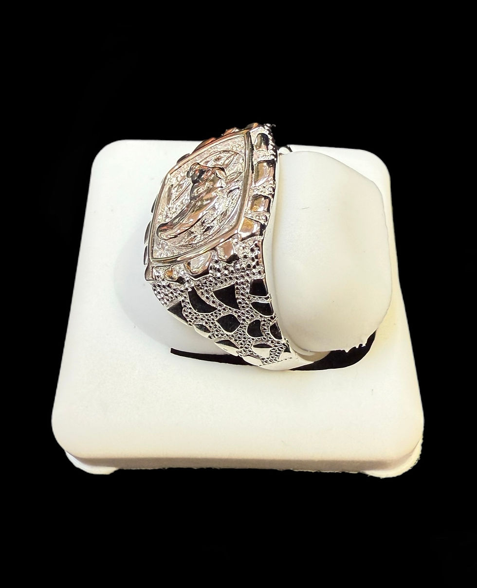 Miniatura: Horse Nugget Style Ring Silver