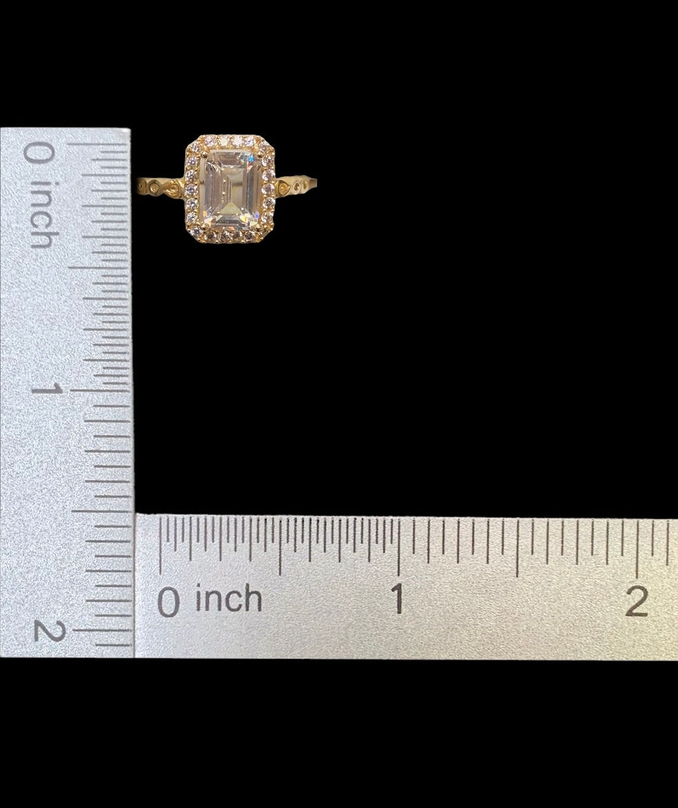 Thumbnail: Engagement ring 1 Single with multi Stone Ring Gold 10k