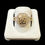 Miniatura: Square Nugget Ring Gold 10k