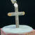 Miniatura: Jesus on Cross Pendant White Gold 10k