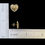Thumbnail: Heart Nugget Stud Earrings Push Back Gold 10k