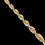 Miniatura: 3.5 mm Rope Bracelet Gold 10k