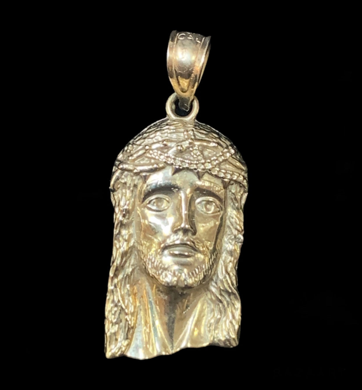 Jesus Face Pendant Gold 10k