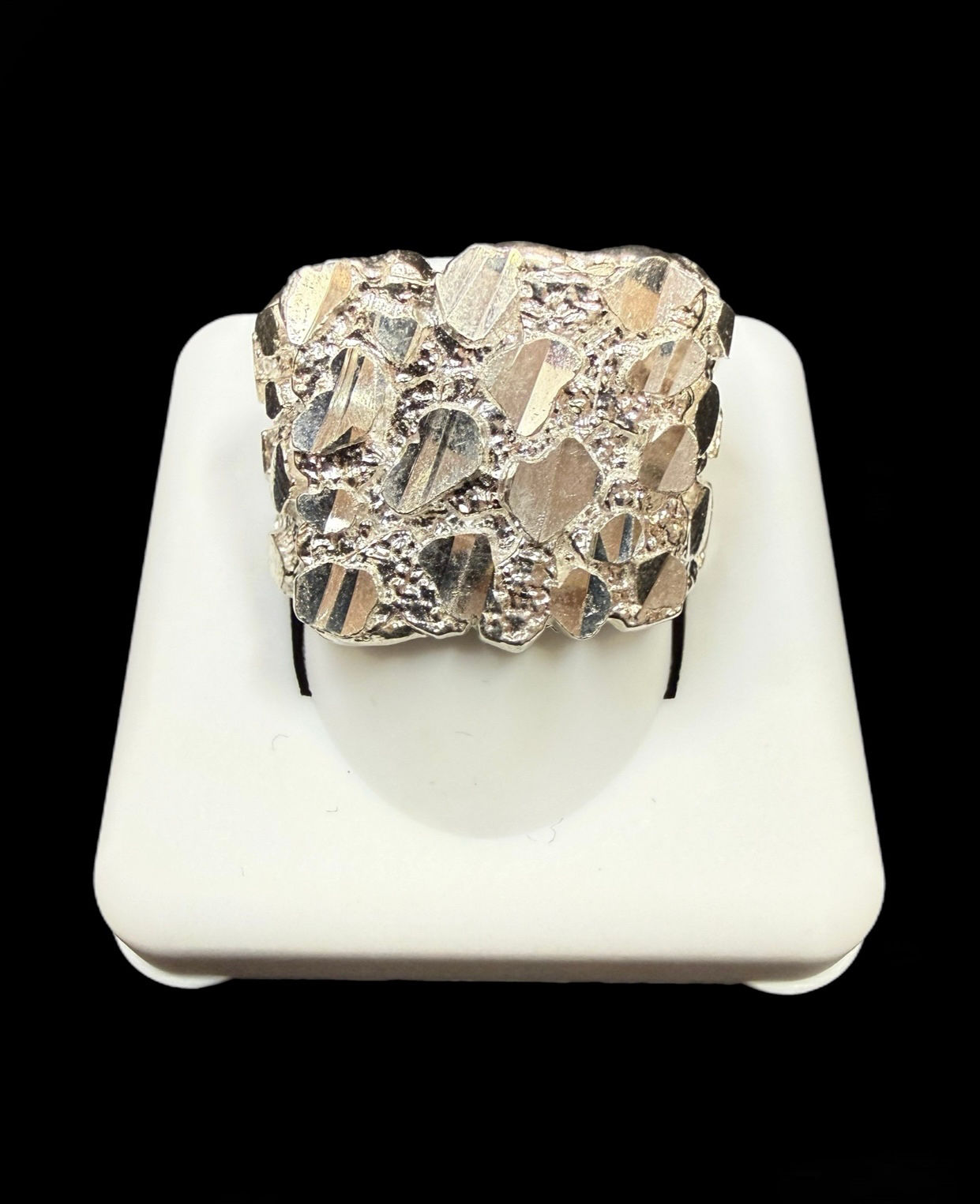 Nugget Ring Silver