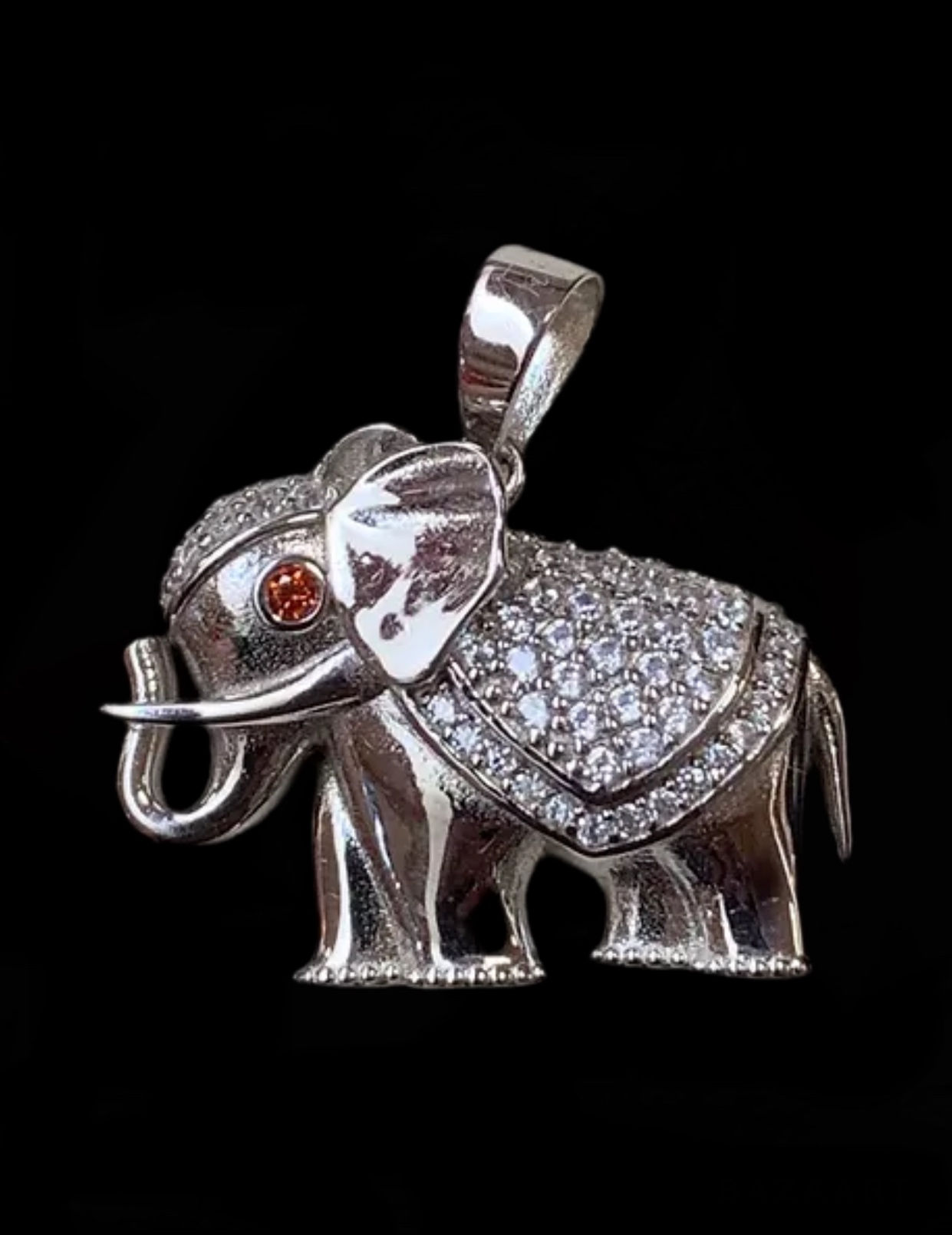Elephant Pendant Silver