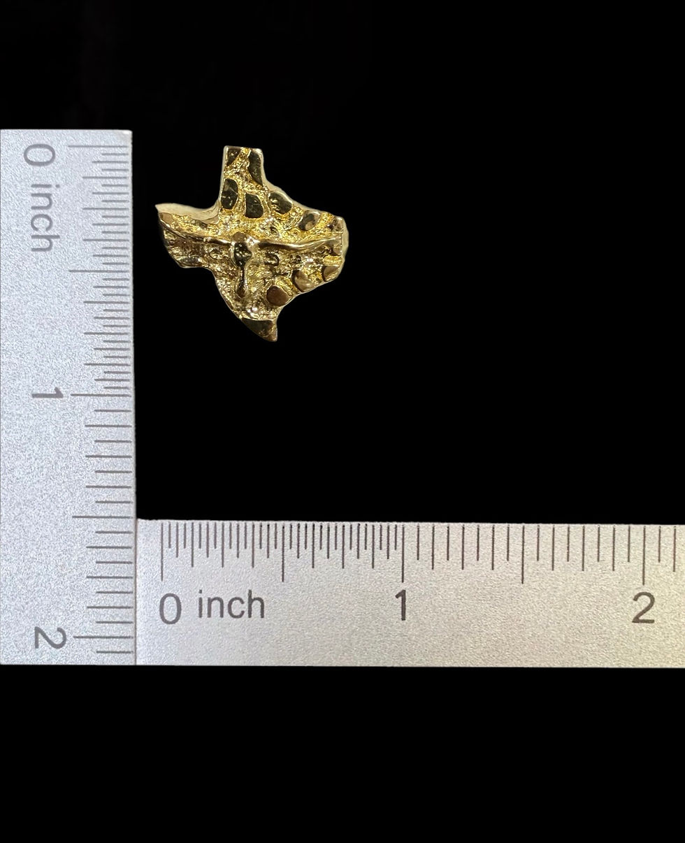 Miniatura: Texas Longhorn Nugget Ring Gold 10k