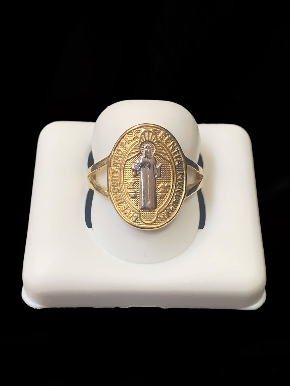 Saint Benedict Ring Gold 10k