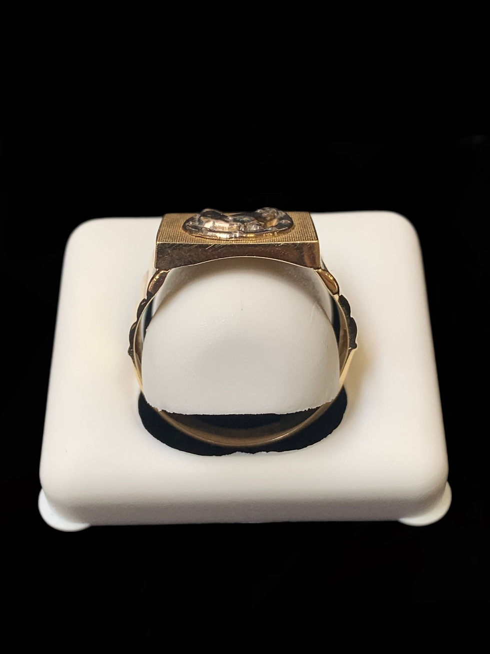 Thumbnail: Horse Shoe Ring Gold 10k