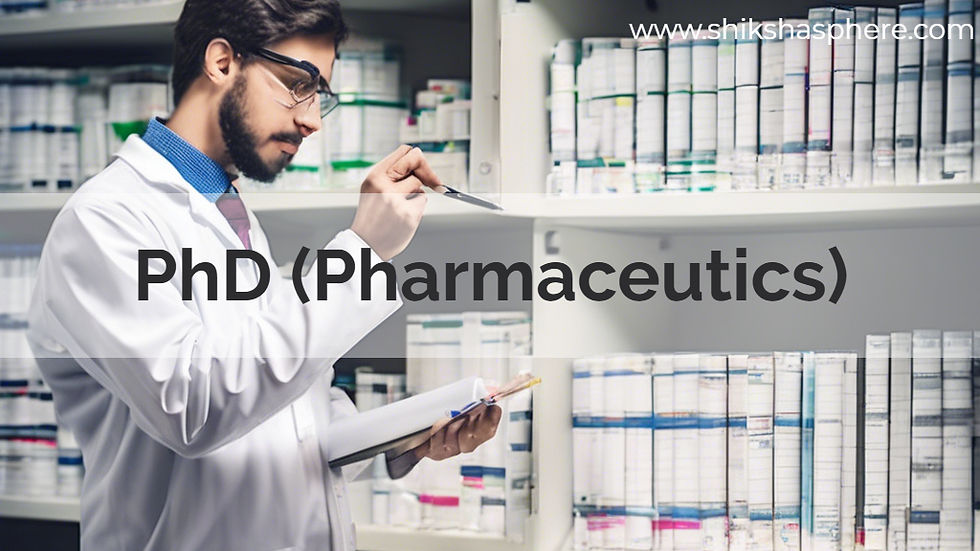 PhD (Pharmaceutics)