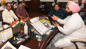 Harjot Bains expresses satisfaction on the progress of Nangal Flyover Construction