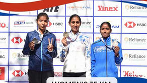 MANSA’S MANJU CREATES NEW NATIONAL RECORD IN 35 KM WALK IN NATIONAL WALKING CHAMPIONSHIP