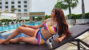 Actress Nikita Rawal Stuns in Latest Photoshoot, Radiating Confidence and Glamour