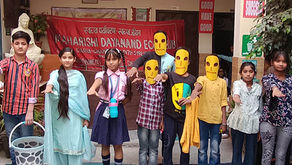 Maharishi Dayanand Public School organized a Skit on water resources