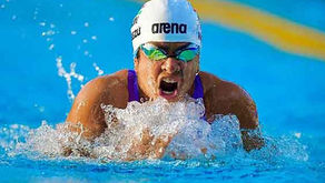 36TH NATIONAL GAMES; PUNJAB'S SWIMMER CHAHAT ARORA BAGS TWO GOLD AND ONE SILVER