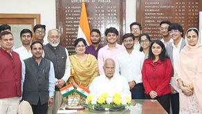Governor Approved 10Lacs fund to PEC, Chandigarh Team selected for NASA competition
