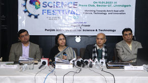 इंटरनेशनल साइंस फेस्टिवल के लिए पंजाब सरकार ने विज्ञान मंत्रालय के साथ की साझेदारी