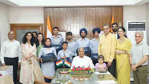 Governor Banwarilal Purohit launches Sports Kits Distribution Program