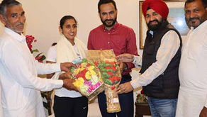 Sports Minister honours National Record Holder athlete Manju Rani