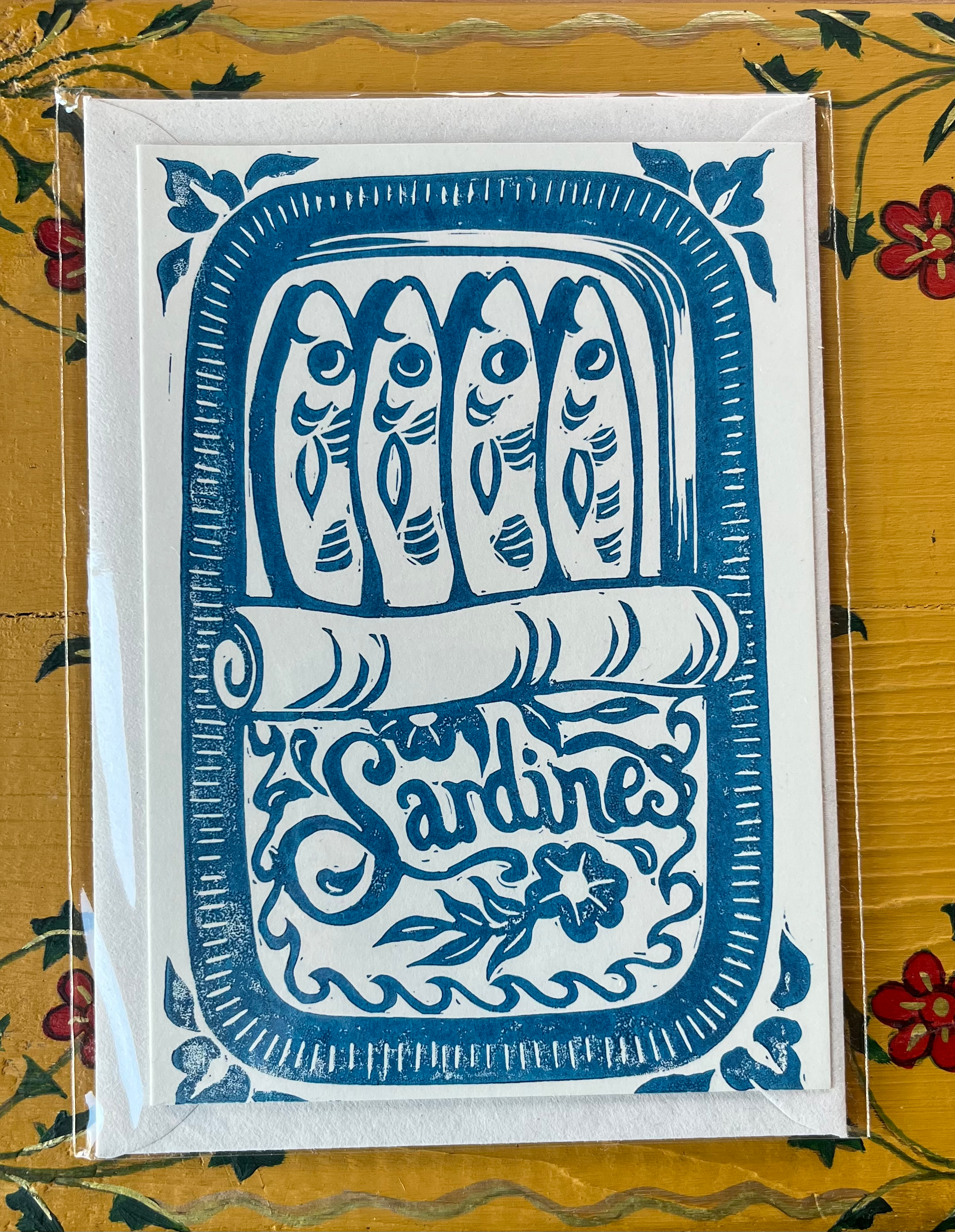 Handmade Card- Sardines