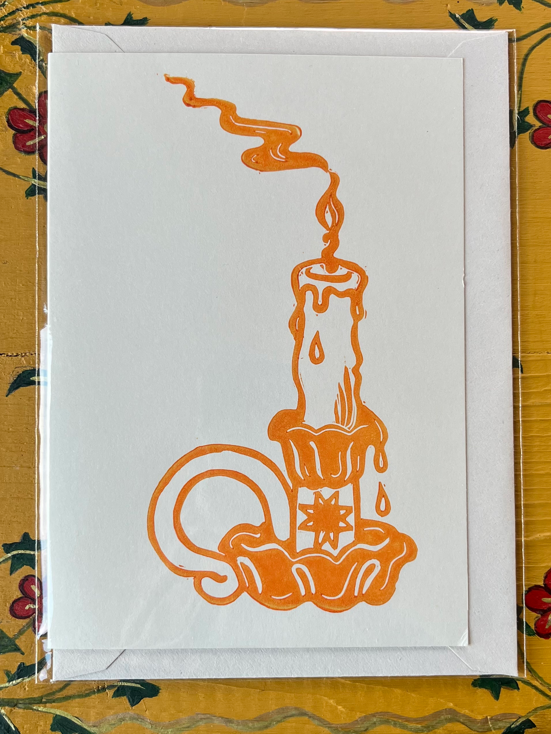 Handmade Card - Candlestick 