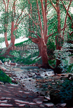 Parque entrada cuevas Zugarramurdi