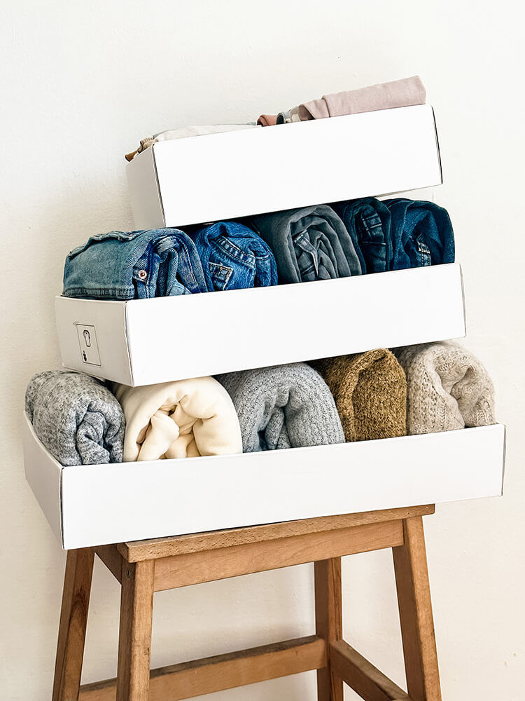 תמונה ממוזערת: קופסא לאחסון בגדים L