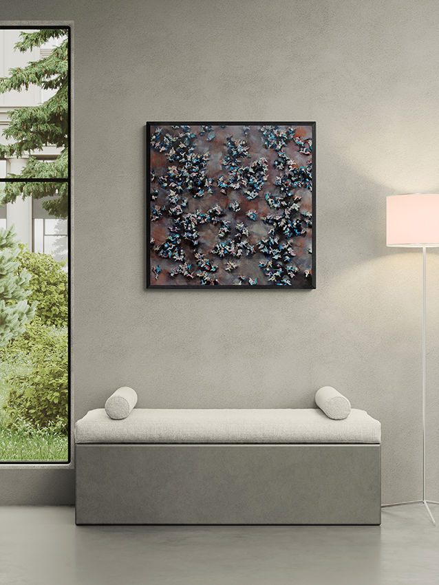 Miniature : LASSERRE Clothilde :  Jamais sans toi  -  80 x 80 cm