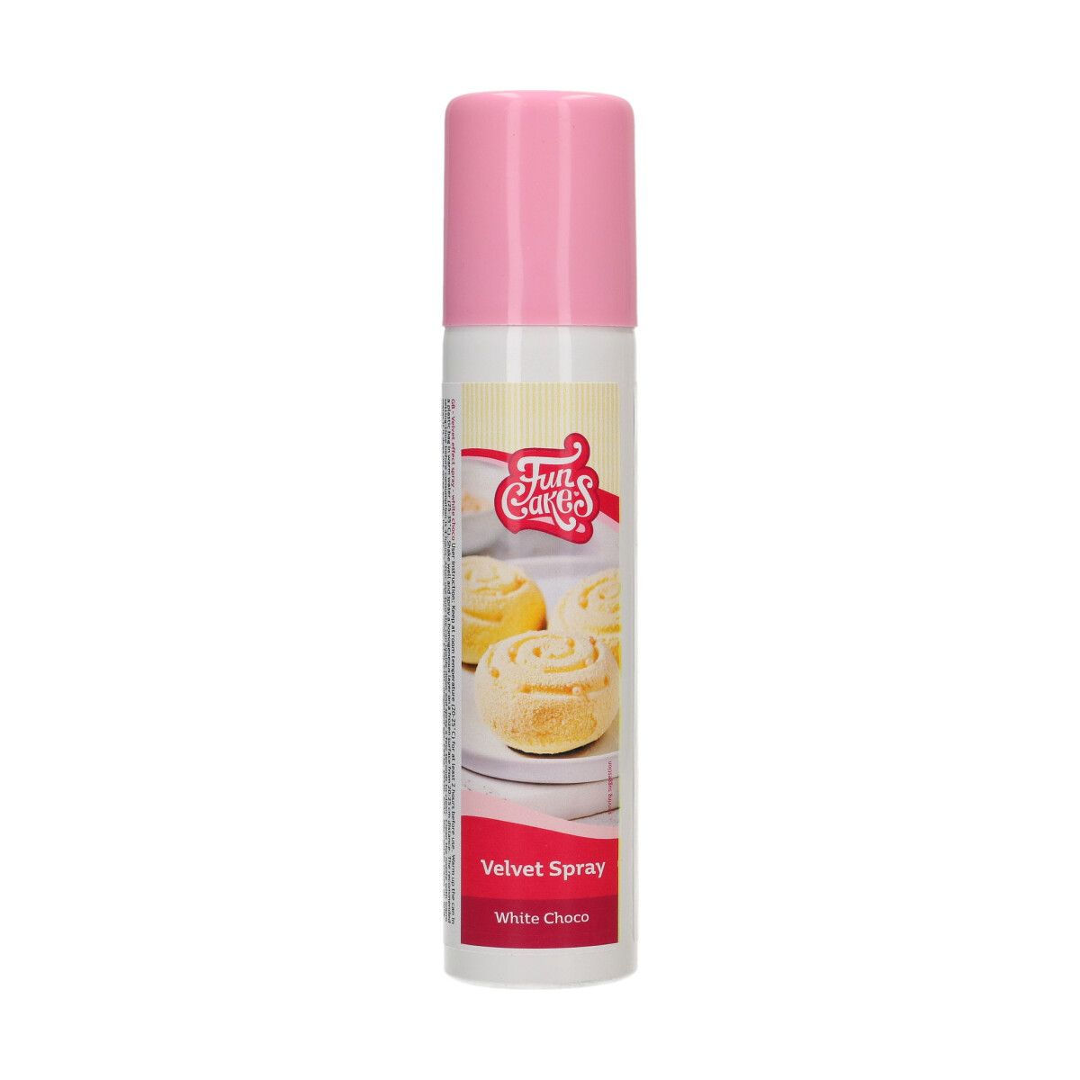 Spray Chocolat Blanc  – Finition Velours pour Gâteaux, Cupcakes et Dessert