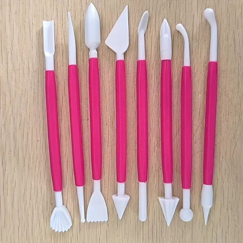 Miniature : Lot de 8 Outils de Modélisation – Décoration de Gâteaux en Pâte à Sucre.