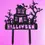 Miniature : Topper Halloween – Maison dans les Arbres en Acrylique pour Gâteau d'Halloween