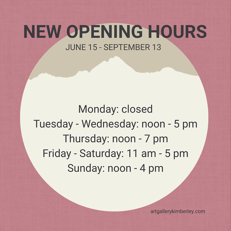 NEW OPENING HOURS