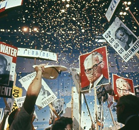 posters of "Goldwater for President"