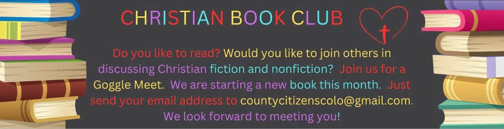 Book Club announcement